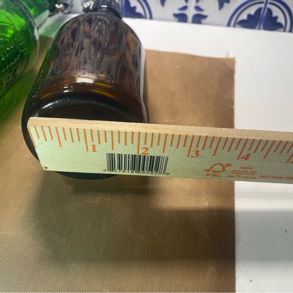 Grolsch Beer Bottle Green/brown Embossed Porcelain Swing Top Vintage Empty - Picture 8 of 16